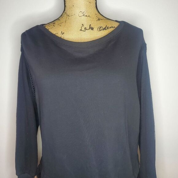 By Anthropologie Tulle Sweatshirt Size XS - Picture 3 of 13